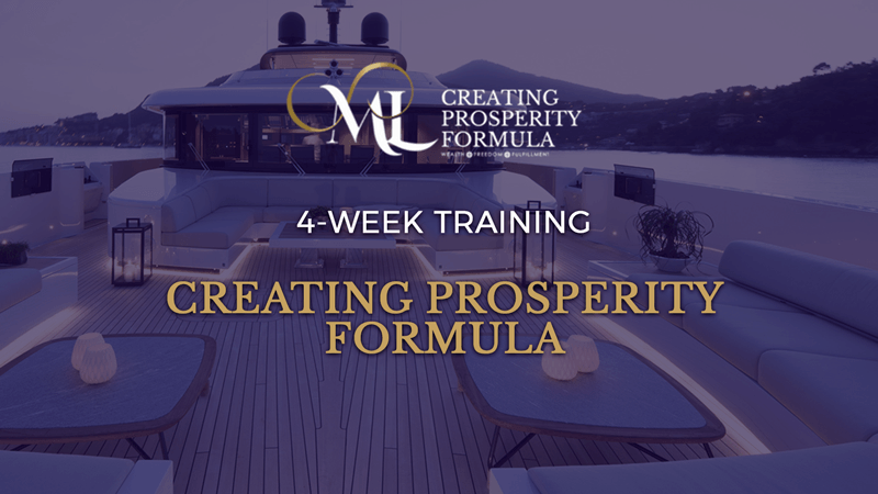 Creating Prosperity Formula with Millen Livis